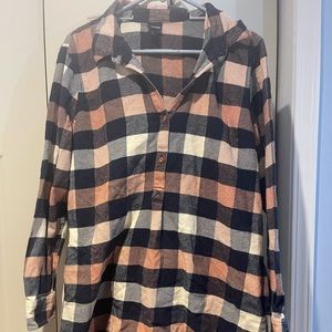 Patagonia plaid shirt dress